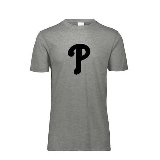 [FTSCUBGY-AS-LOGO1] Decker Men's Tri-Blend T-Shirt - Short Sleeve (Adult S, Gray, Logo 1)