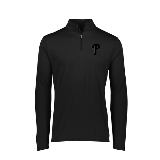 [FTLQFLBK-FAXS-LOGO1] Decker Women's Flex-Lite 1/4 Zip Shirt (Female Adult XS, Black, Logo 1)