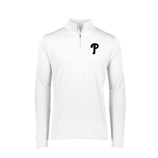 [FTLQFLWH-FAXS-LOGO1] Decker Women's Flex-Lite 1/4 Zip Shirt (Female Adult XS, White, Logo 1)