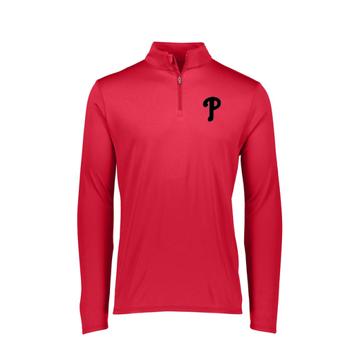 [FTLQFLRD-FAXS-LOGO1] Decker Women's Flex-Lite 1/4 Zip Shirt (Female Adult XS, Red, Logo 1)