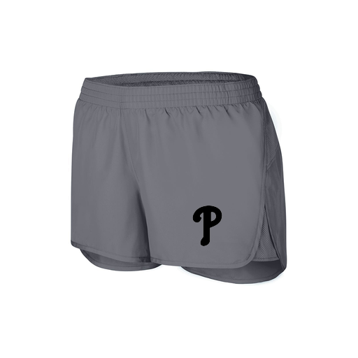 [2430.059.XS-LOGO1] Women's Performance Shorts (Female Adult XS, grey, Logo 1)
