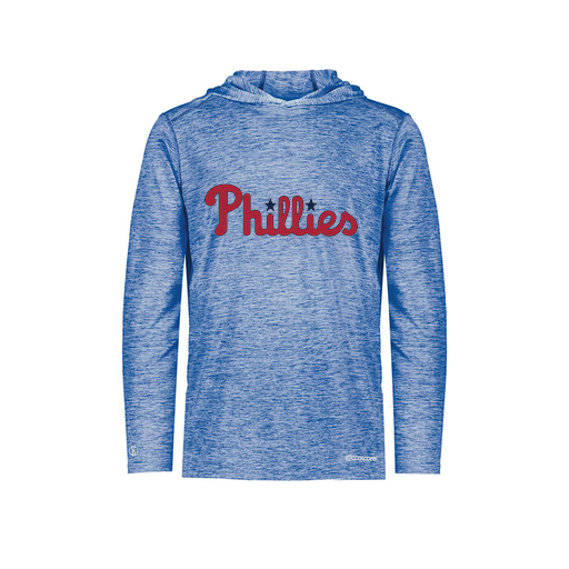 [FOLHCGRY-YS-LOGO3] Decker Youth Charge Hoodie (Youth S, Royal, Logo 3)