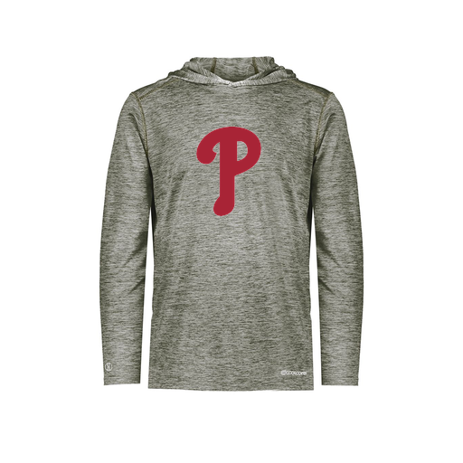 [FOLHCGGY-YS-LOGO2] Decker Youth Charge Hoodie (Youth S, Gray, Logo 2)